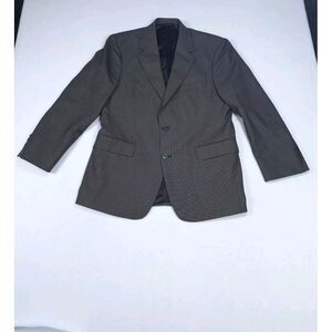 Brooks Brothers Blazer Mens 40 Multicolor 346 Stretch Houndstooth‎ Wool Spandex